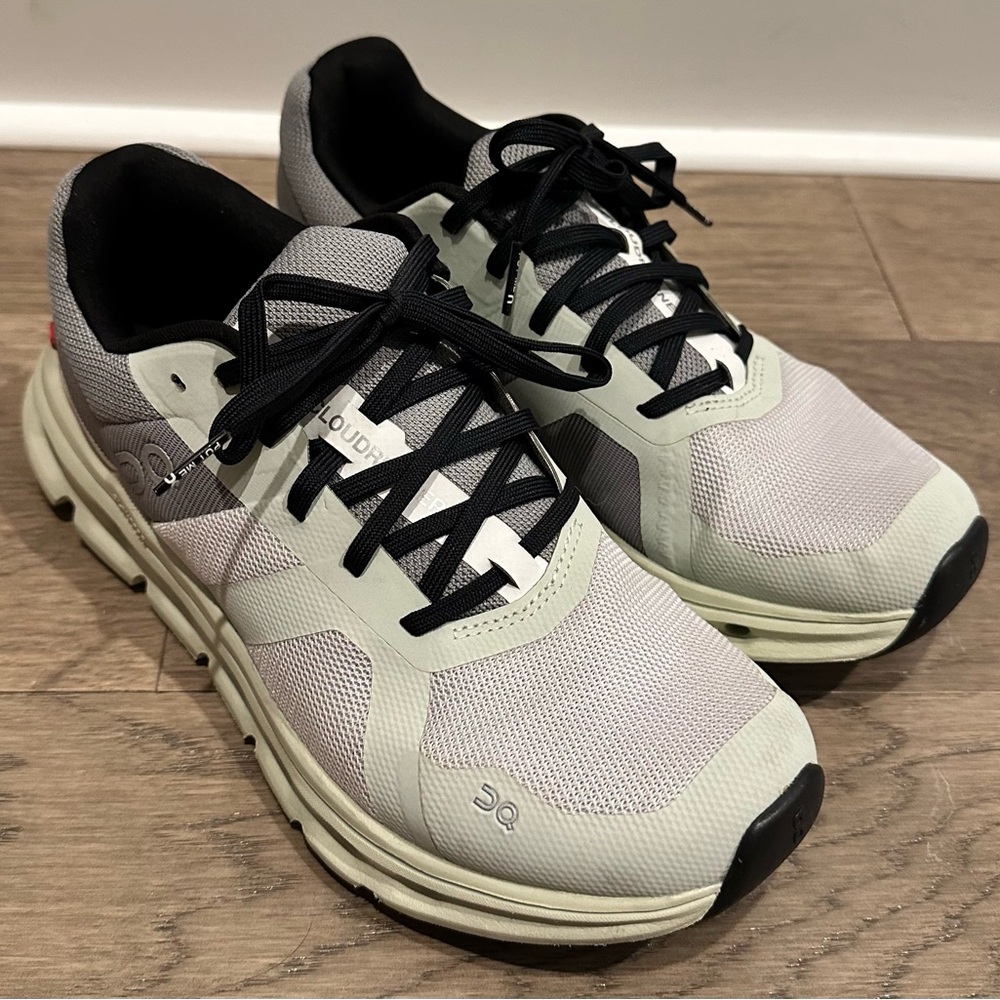 On Running Cloudrunner Athletic Shoes in Frost/Aloe